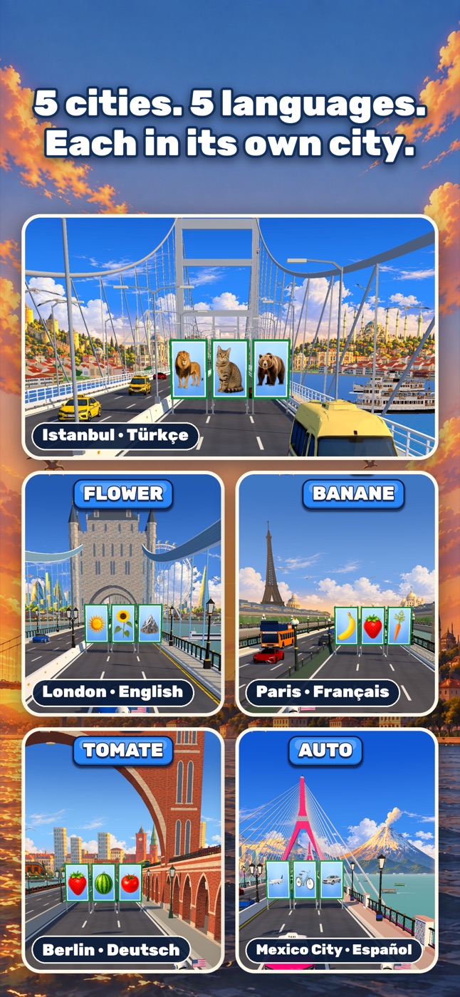 Five cities